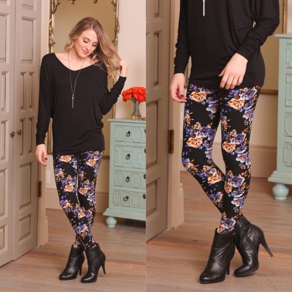 PLUS floral leggings - Picture 2 of 3